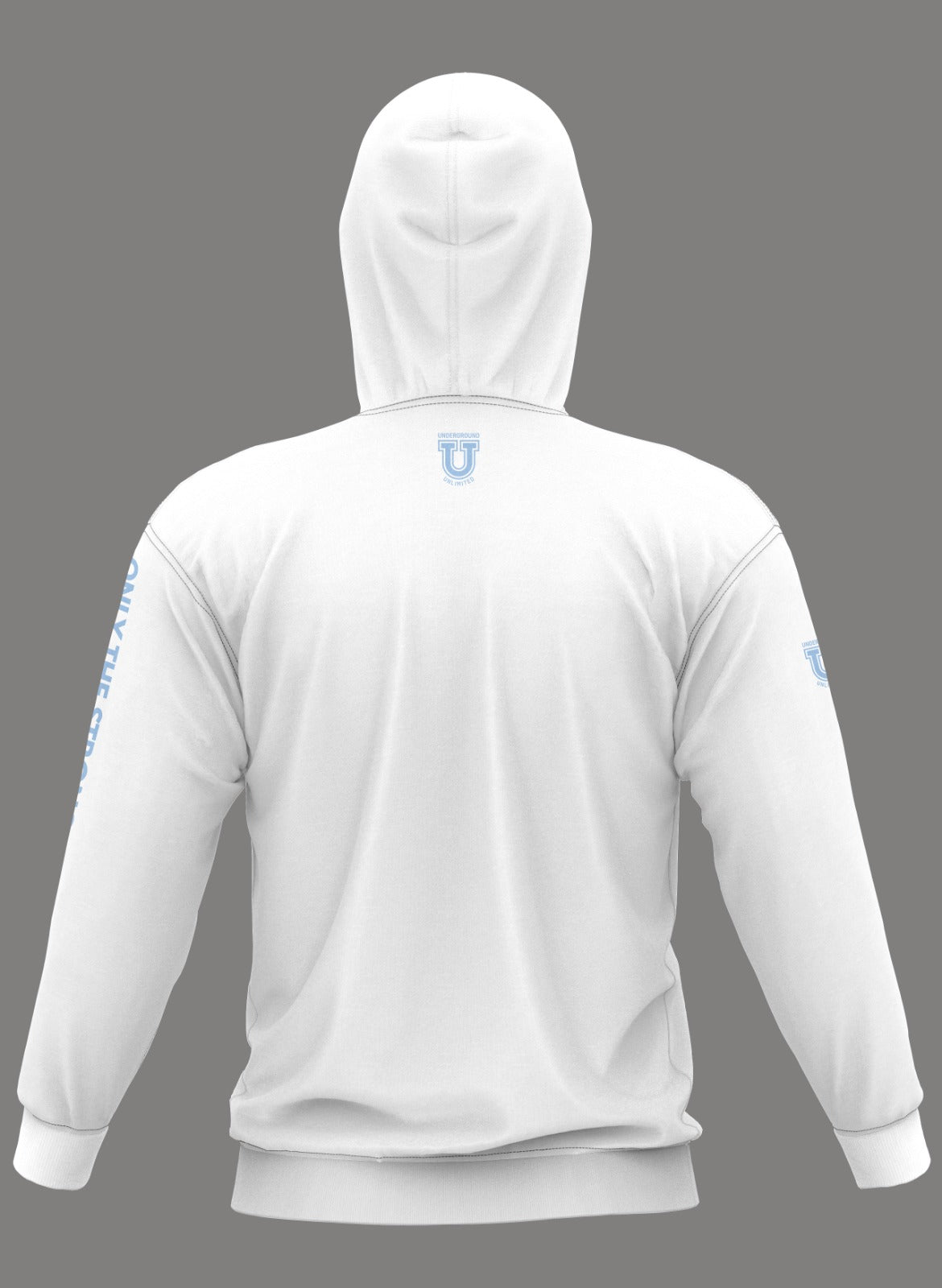W.T. Chipman Performance Hoodie ~ Spartan White "Only the Strong are Spartans"