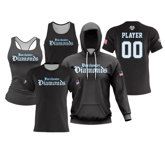 Dorchester Diamonds Performance Dri Tech Design ~ Black