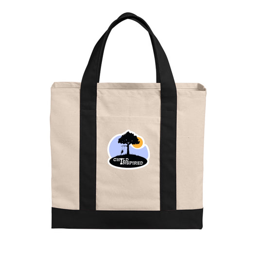 Child Inspired Cotton Canvas Tote