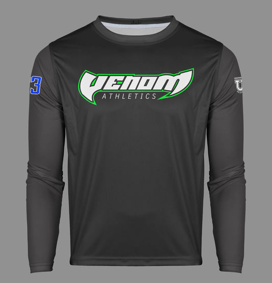 Venom Athletics Pro Performance Sun Long Sleeve ~ Black