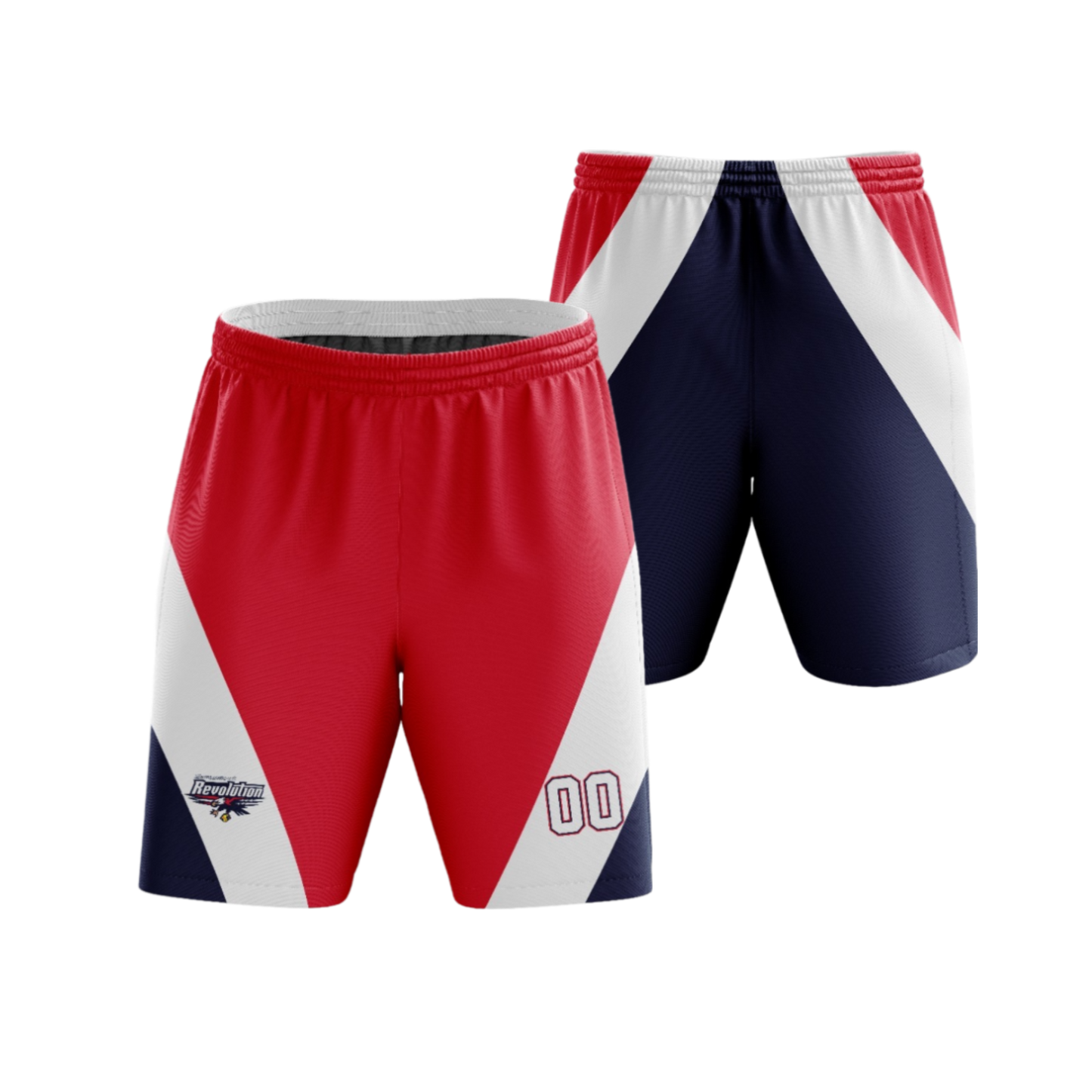 Havenwood Revolution Dri Tech Stretch Training Shorts ~ Crab Colorblock