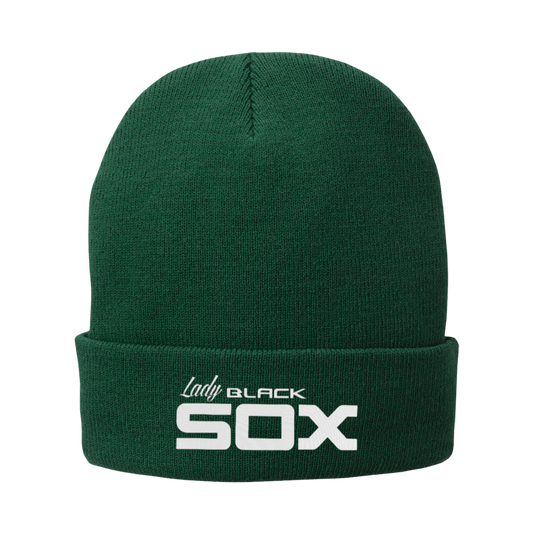 Lady Black Sox Beanie ~ Green