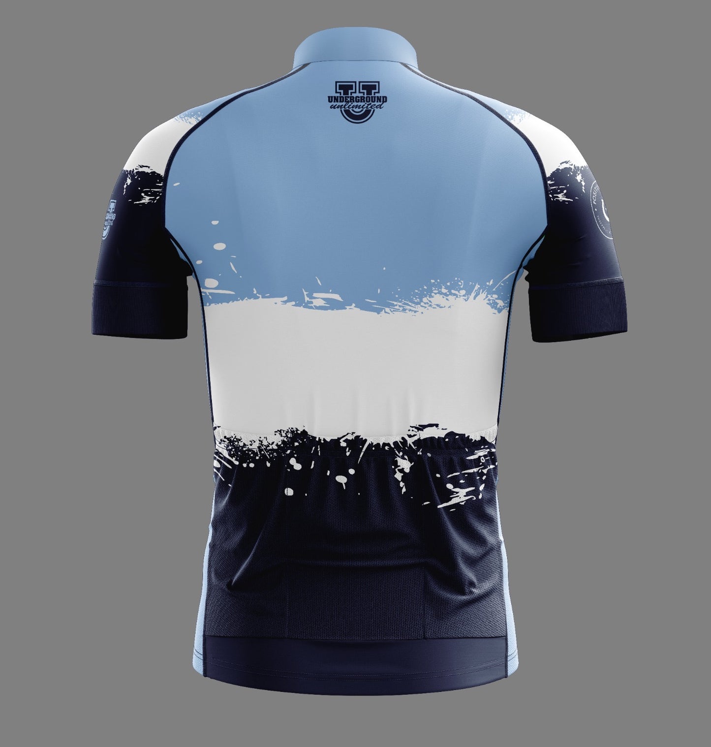 Positive Strides Performance Cycling Jersey ~ Three Split Paint