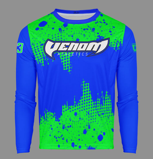 Venom Athletics Pro Performance Sun Long Sleeve ~ Combo Splatter