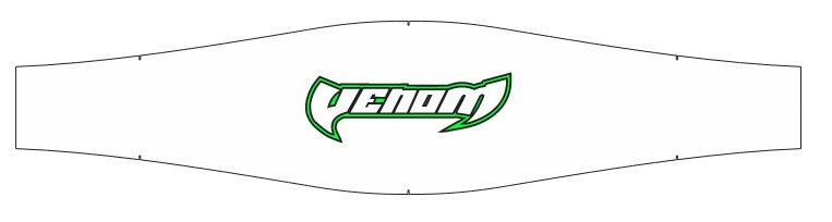 Venom Athletics Headband ~ White