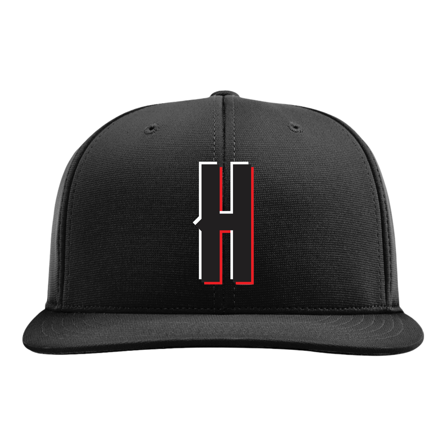 Harundale Baseball Embroidered Hat ~ NEW "H" Logo {Black ~ 2 Style Options}