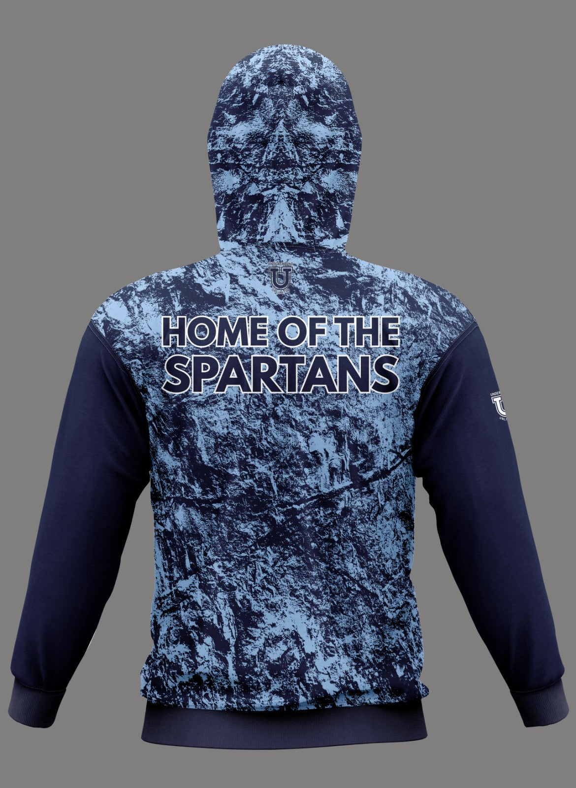 W.T. Chipman Performance Hoodie ~ Tie-Dye C Central "Home of the Spartans"