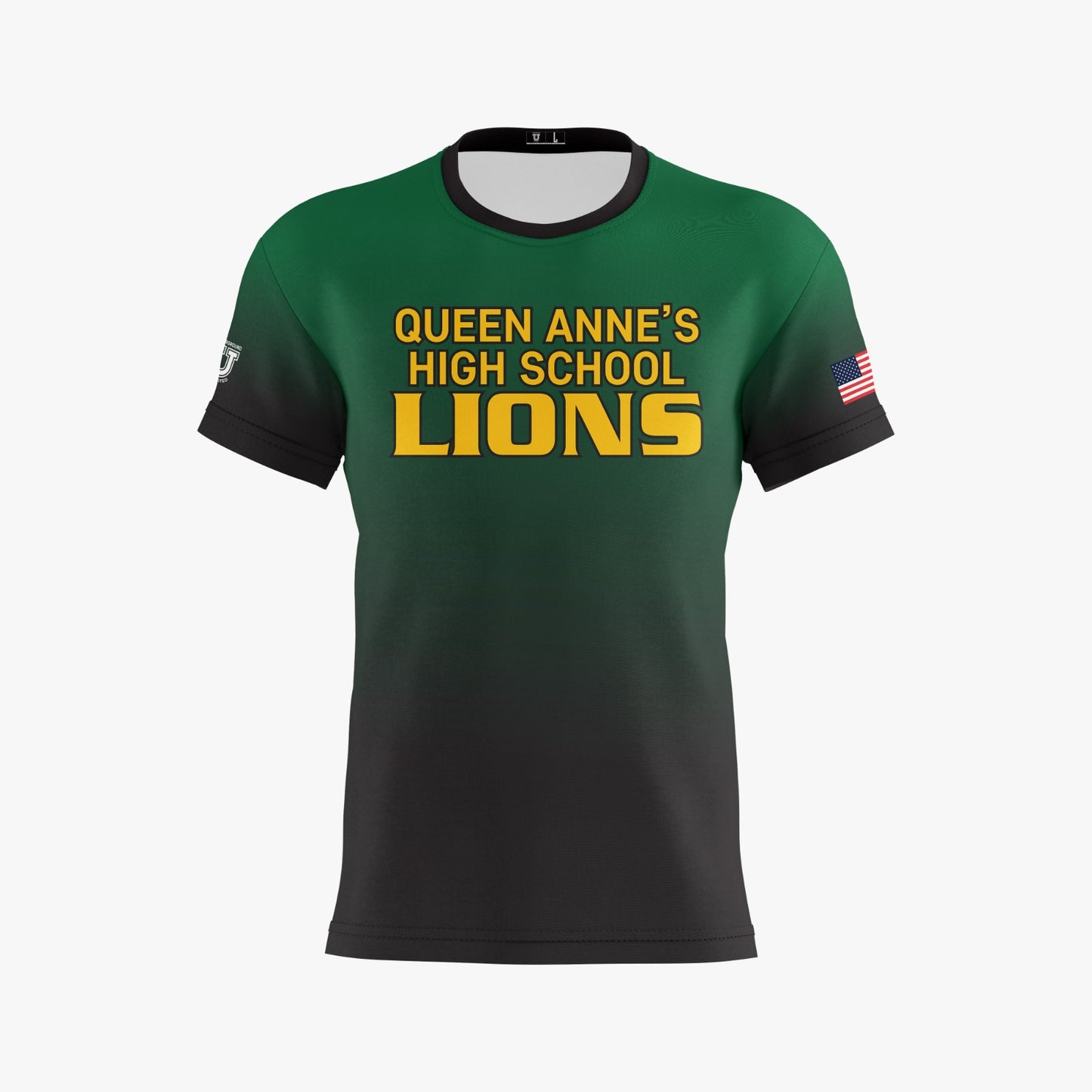QA Dri Tech T-Shirt - "Queen Anne's High School Lions"