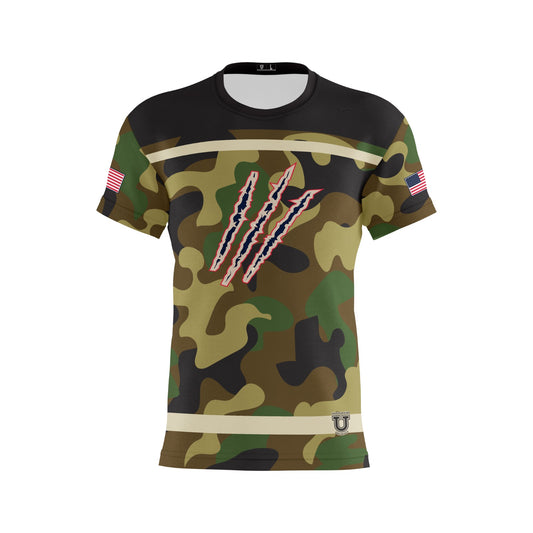 Delmarva Raptors Performance Dri Tech Apparel ~ Military Design {Camo USA - Multiple Options}