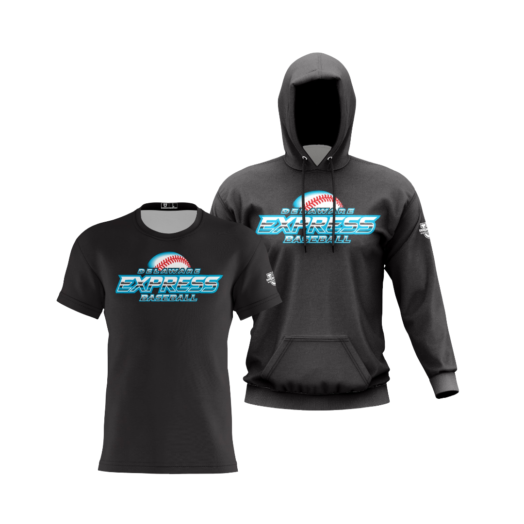 Delaware Express Baseball Performance // Cotton Design ~ Fall 2026 {Black}