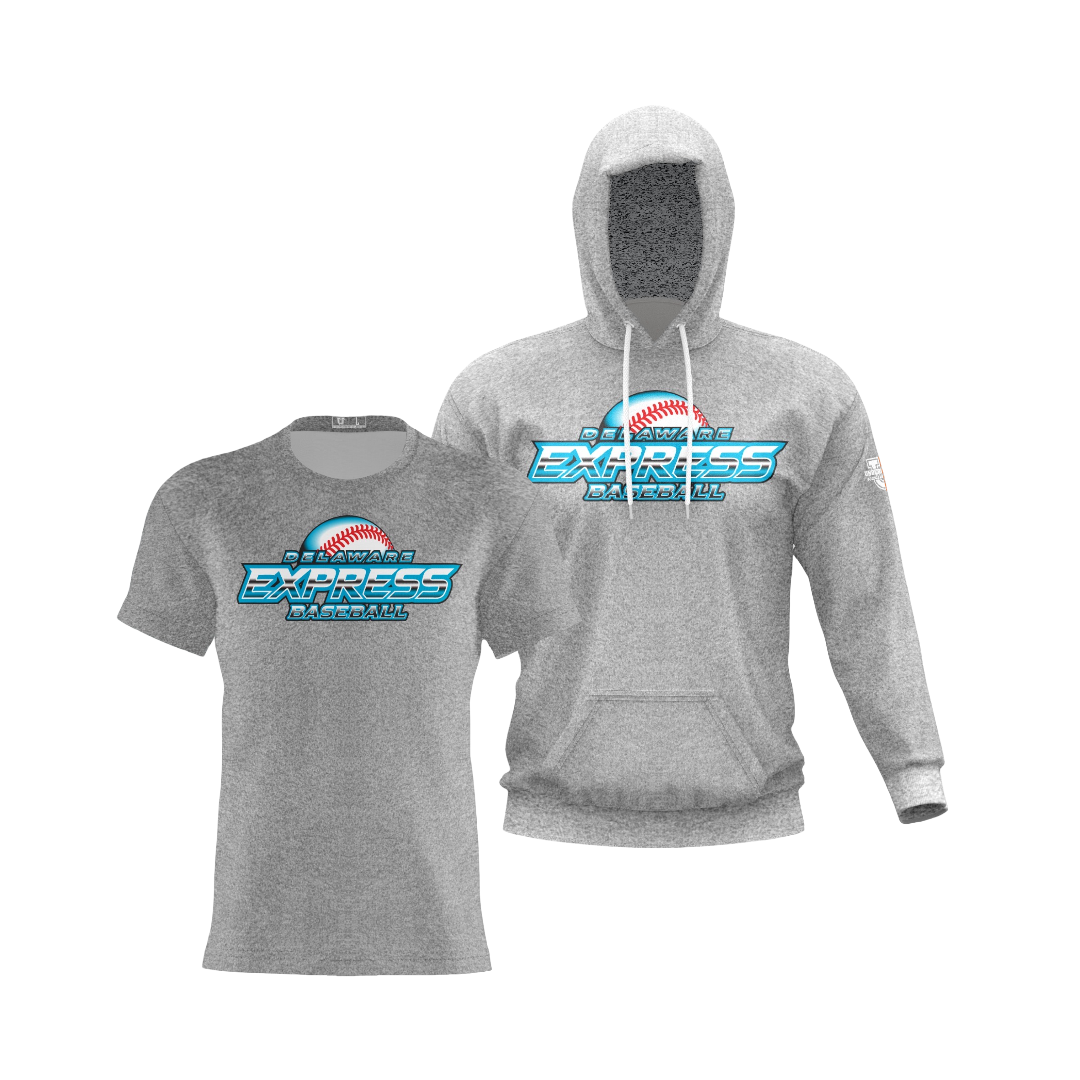 Delaware Express Baseball Performance // Cotton Design ~ Fall 2026 {Heathered Grey}