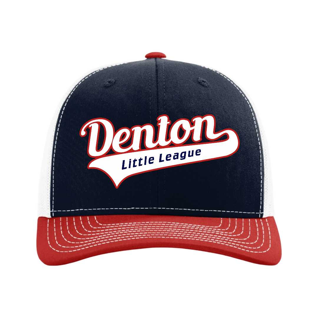Denton Little League ***All-Stars 2026*** Snapback ~ Navy/Red/White