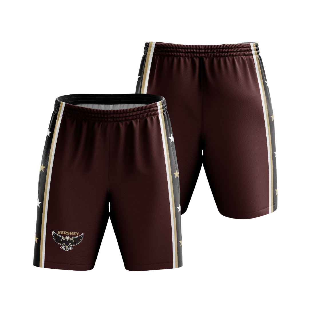 Hershey Eagles Dri Tech Stretch Training Shorts ~ Game Day Shorts {Multi Variants}