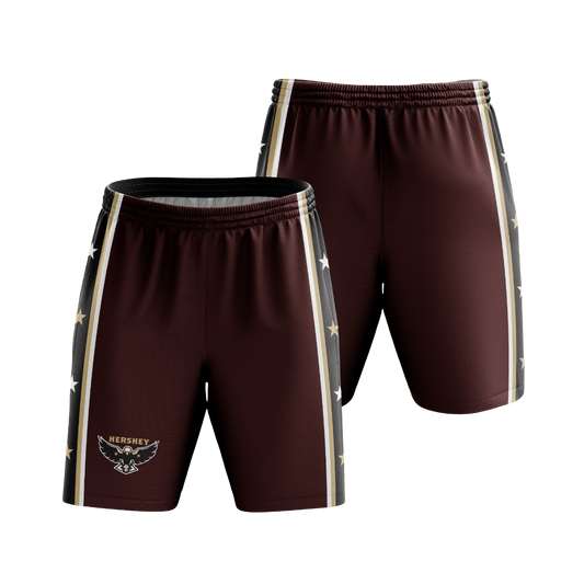 Hershey Eagles Dri Tech Stretch Training Shorts ~ Game Day Shorts {Multi Variants}