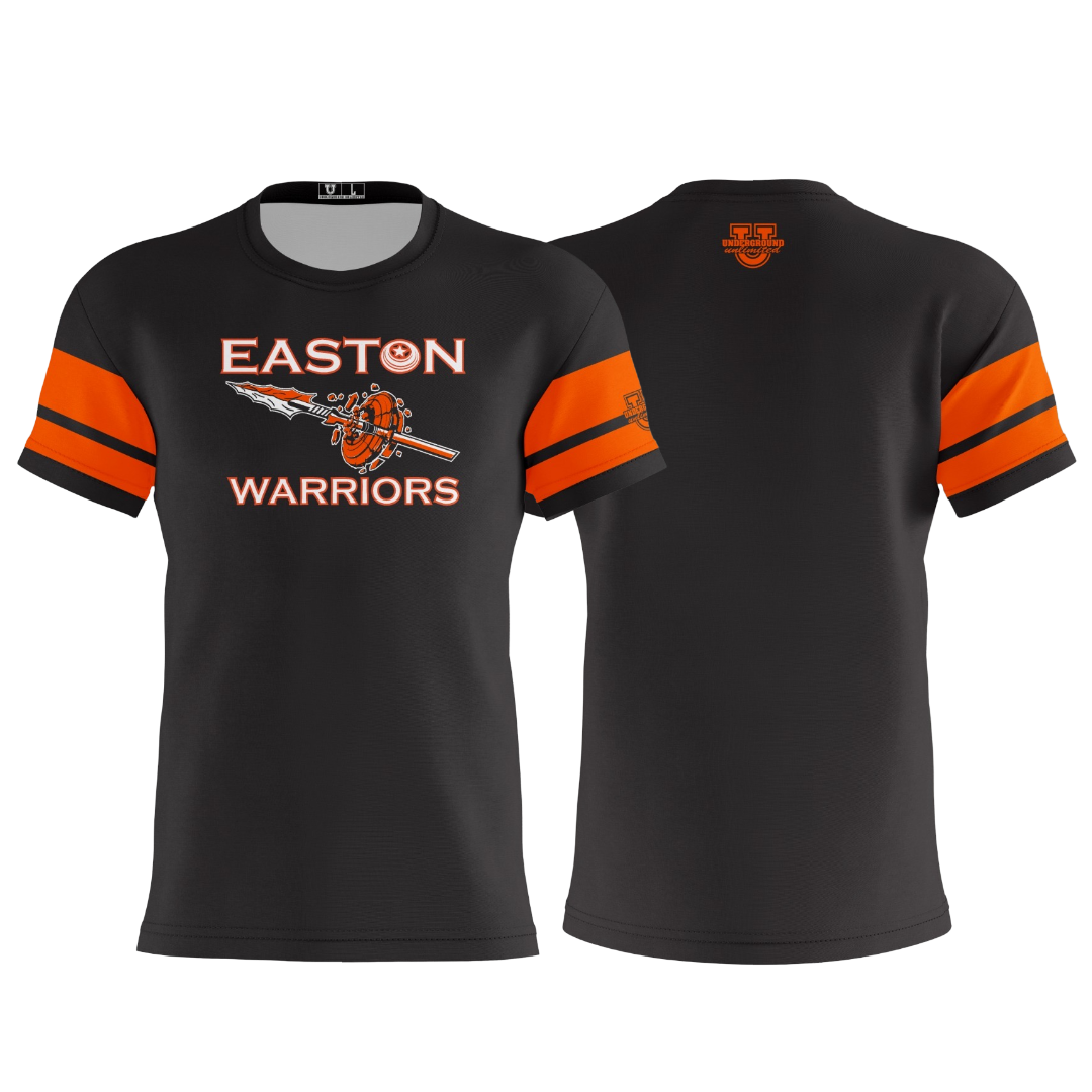 EHS Clay Shooting Team Performance Dri Tech Design ~ Fall 2026 {Black w Orange Sleeve Blocks}