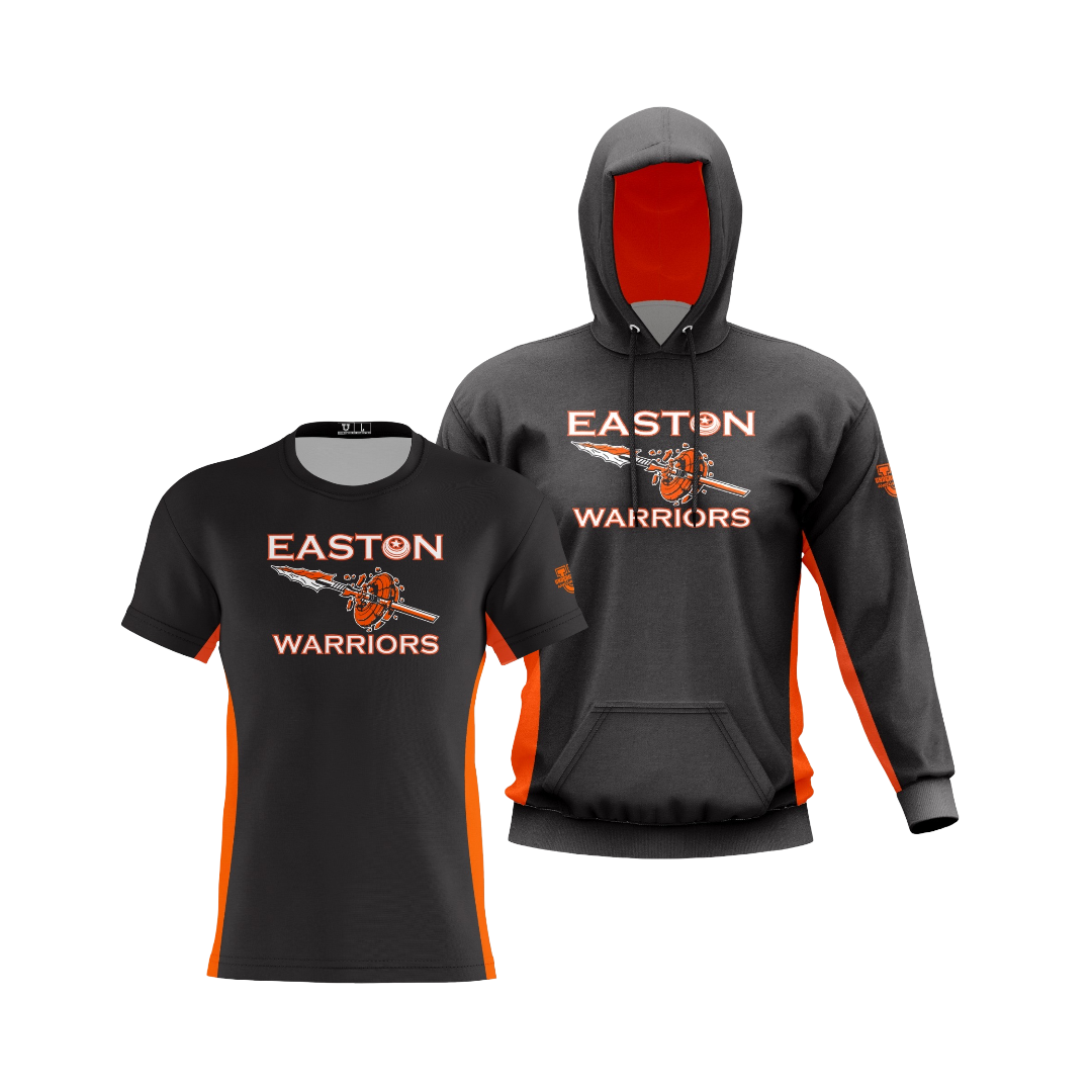 EHS Clay Shooting Team Performance Dri Tech Design ~ Fall 2026 {Black w Orange Sidelines}