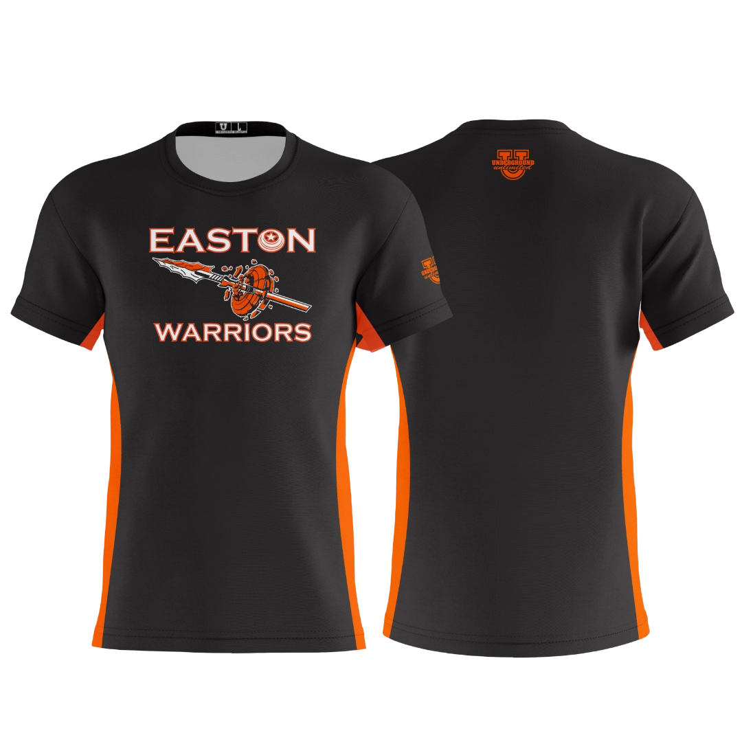 EHS Clay Shooting Team Performance Dri Tech Design ~ Fall 2026 {Black w Orange Sidelines}