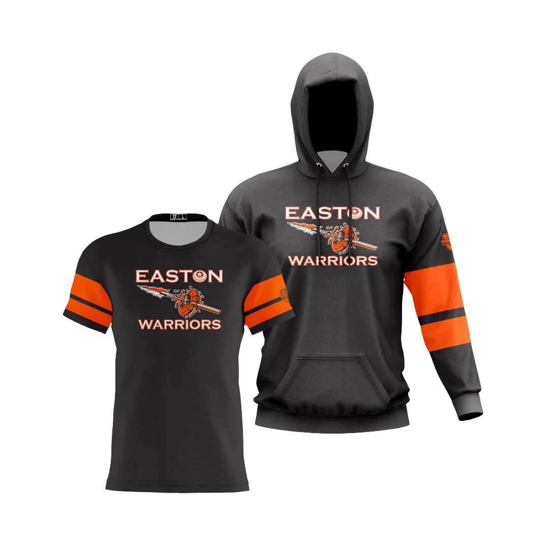 EHS Clay Shooting Team Performance Dri Tech Design ~ Fall 2026 {Black w Orange Sleeve Blocks}