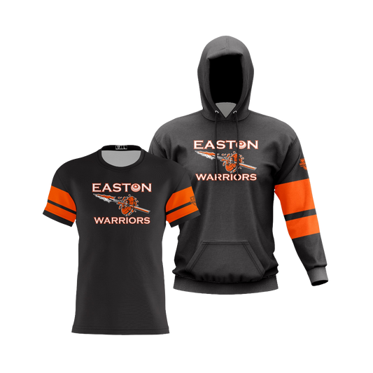 EHS Clay Shooting Team Performance Dri Tech Design ~ Fall 2026 {Black w Orange Sleeve Blocks}