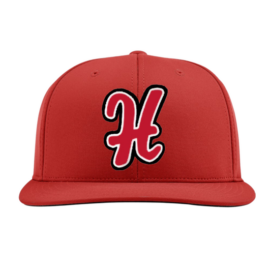 Harundale Baseball Embroidered Hat ~ "H" Logo {Red ~ 2 Style Options}