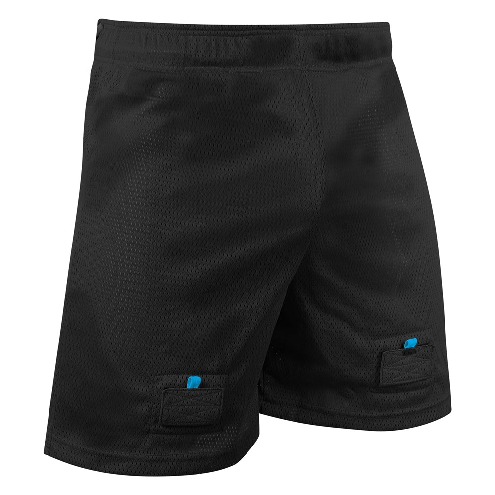 Delmarva Raptors Rink Textured Mesh Shorts - Hockey Sock Velcro Attachment