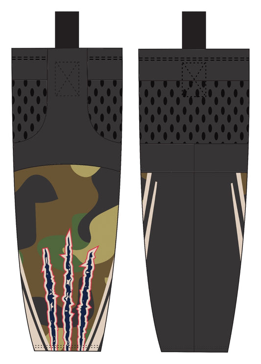 Delmarva Raptors Military Socks - Camo USA {2 Options}