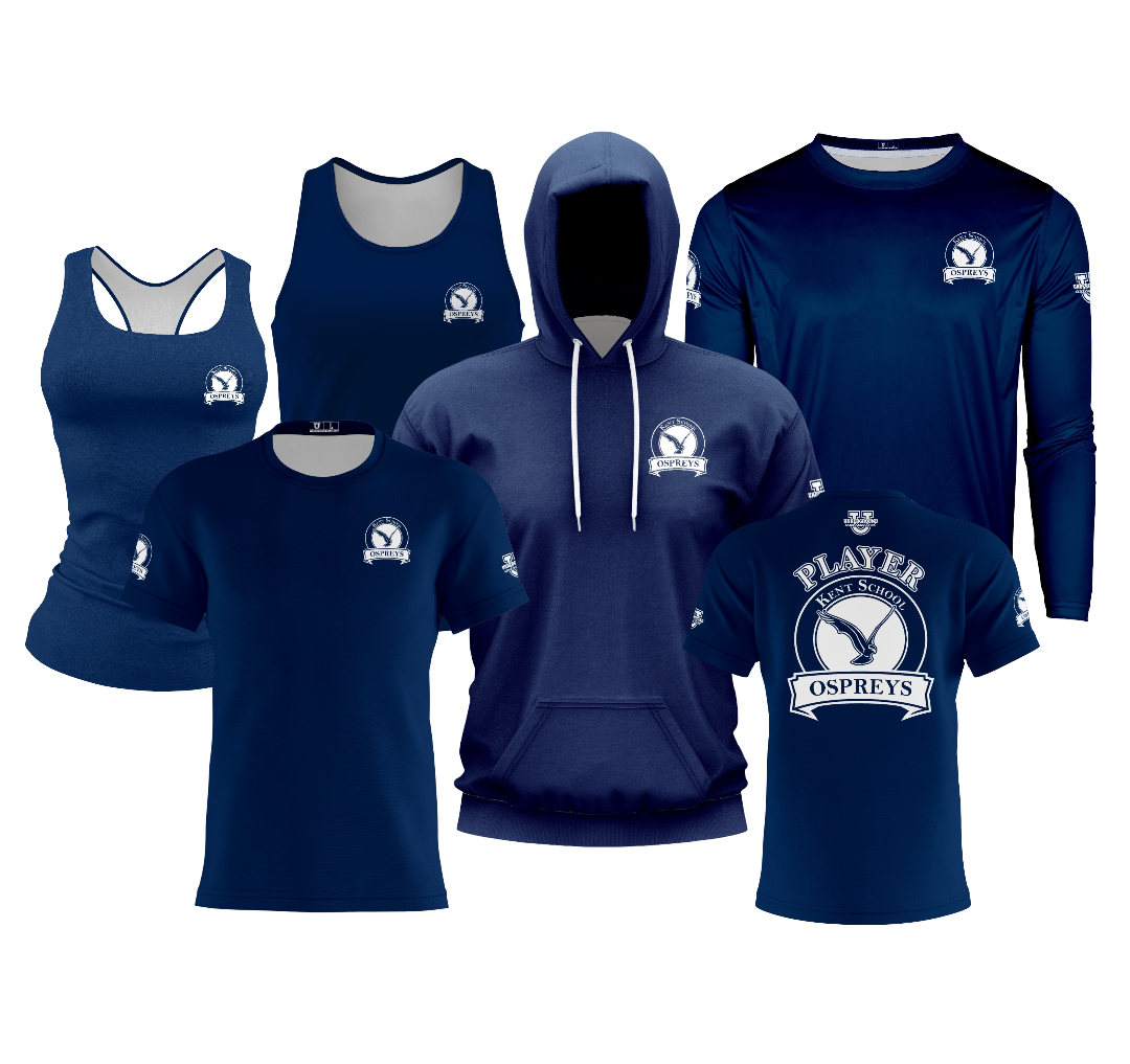 Kent School Ospreys Performance Apparel ~ Navy
