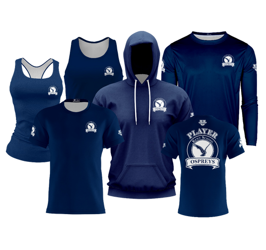Kent School Ospreys Performance Apparel ~ Navy