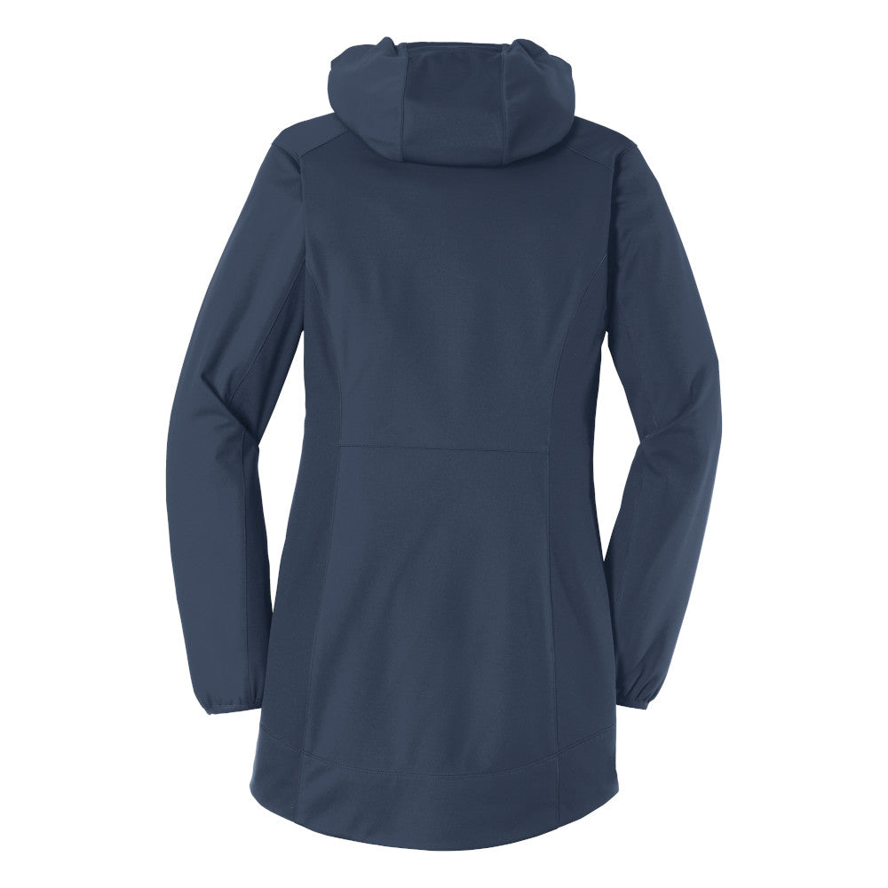 Embroidered Kent School Ladies Active Hooded Soft Shell Jacket