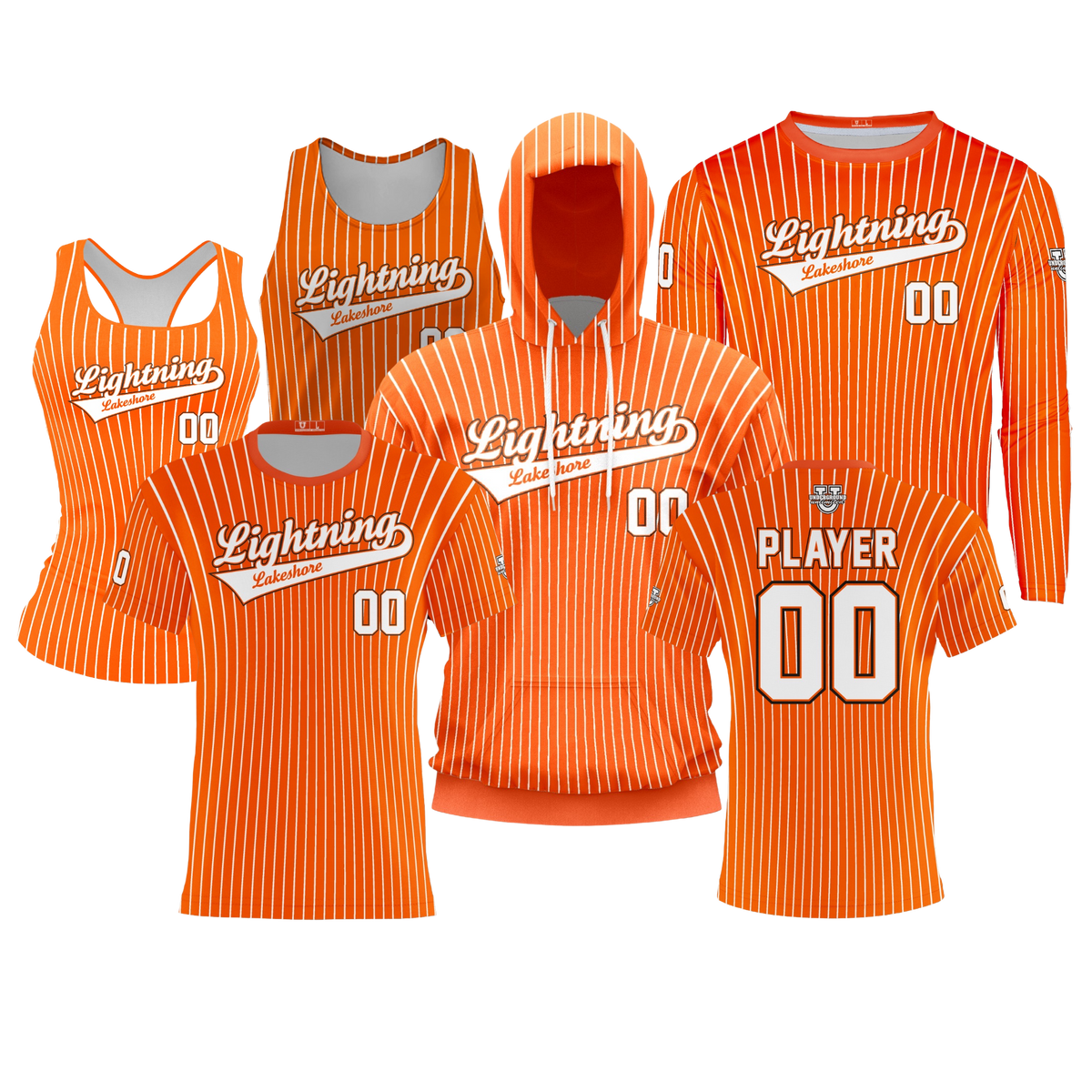 Lakeshore Performance Dri Tech Apparel ~ Jersey Replica Spring 2027 {Orange PS}