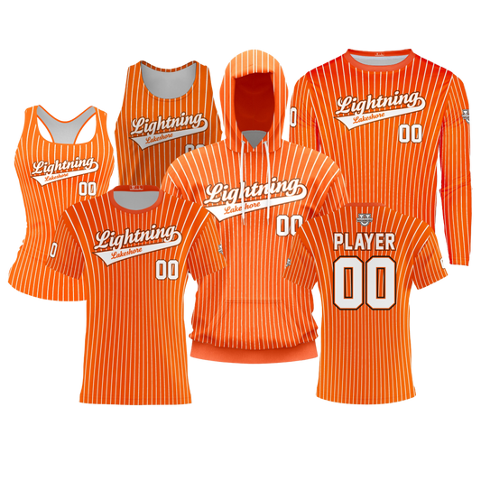 Lakeshore Performance Dri Tech Apparel ~ Jersey Replica Spring 2027 {Orange PS}