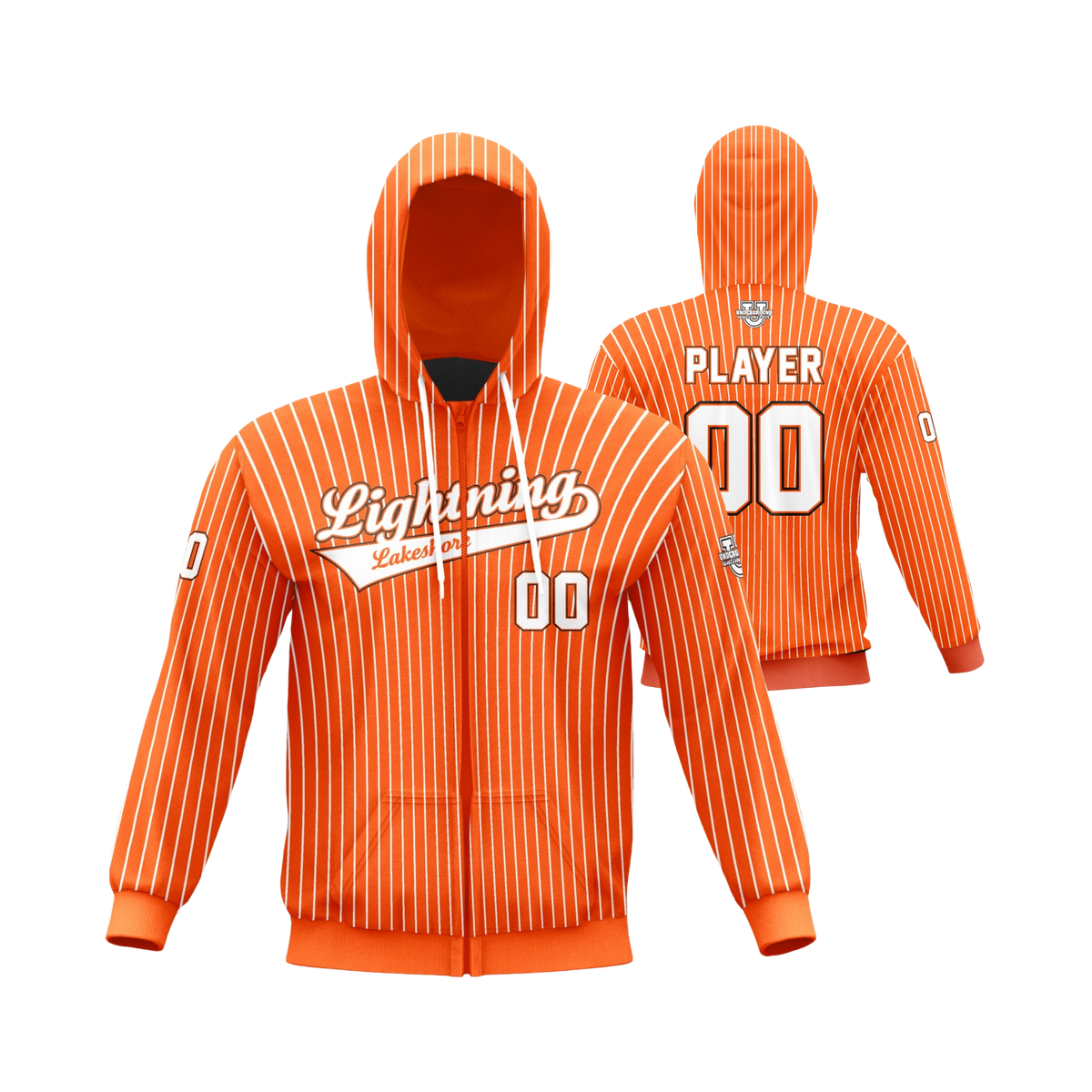 Lakeshore Performance Full-Zip Hoodie ~ Jersey Replica Spring 2027 {Orange PS}