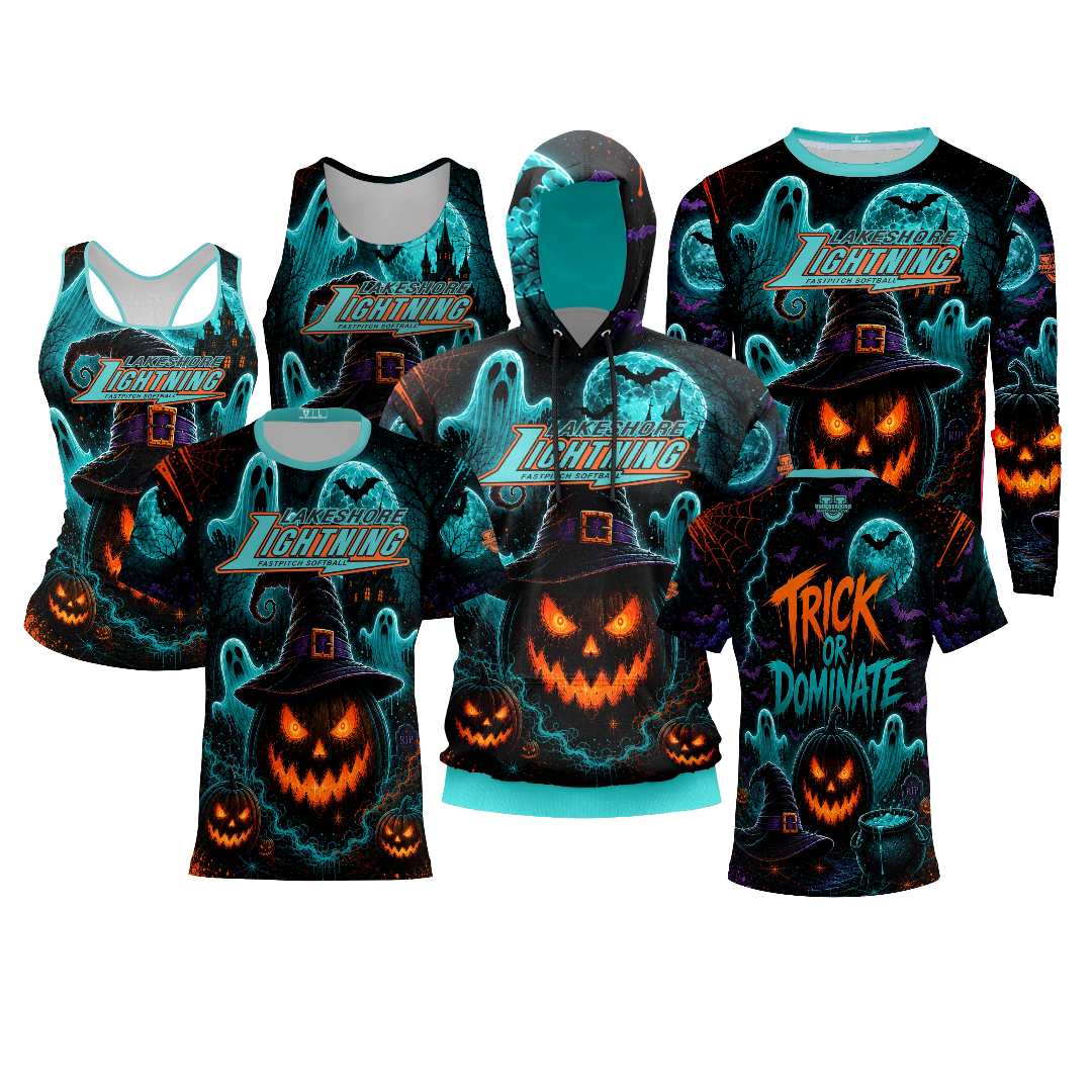 Lakeshore Performance Dri Tech Apparel ~ Jersey Replica Fall 2026 {Halloween ~ TRICK OR DOMINATE}