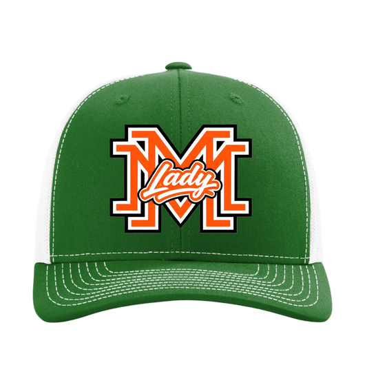 Lady Mavericks Embroidered Hat ~ 112 Green/White Snapback