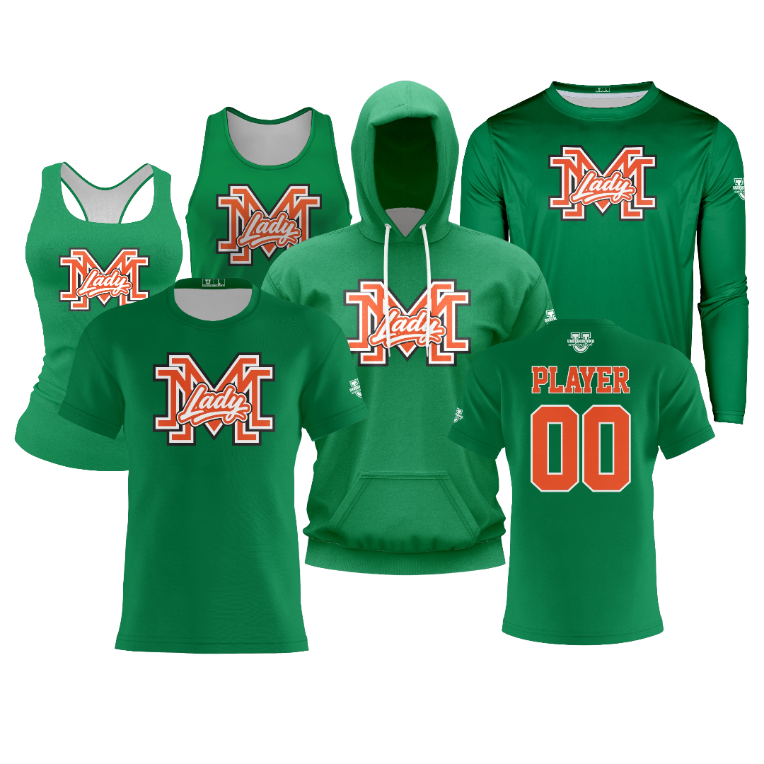 Lady Mavericks Softball Performance Dri Tech Design ~ Green