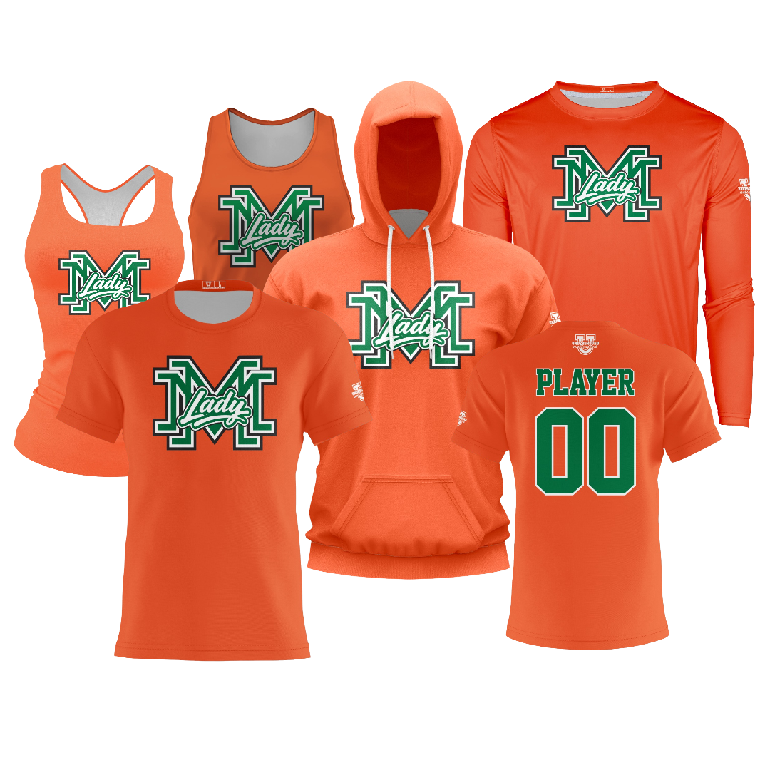 Lady Mavericks Softball Performance Dri Tech Design ~ Orange