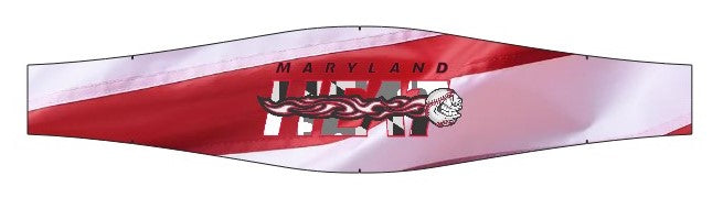 Maryland Heat ~ White USA Flag Headband