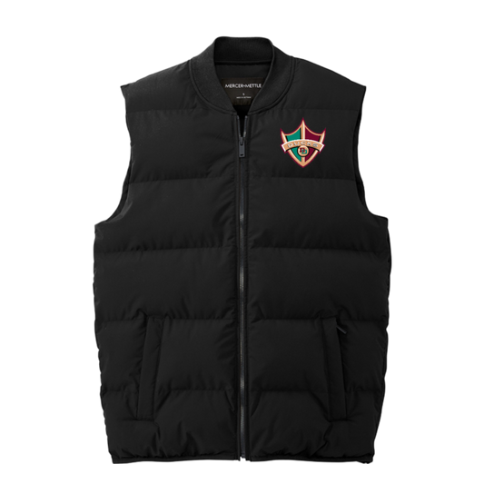 Delaware Ducks Mens Puffy Vest ~ Black