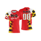 M&D Shore Performance Dri Tech Apparel ~ Red Maryland Flag Split