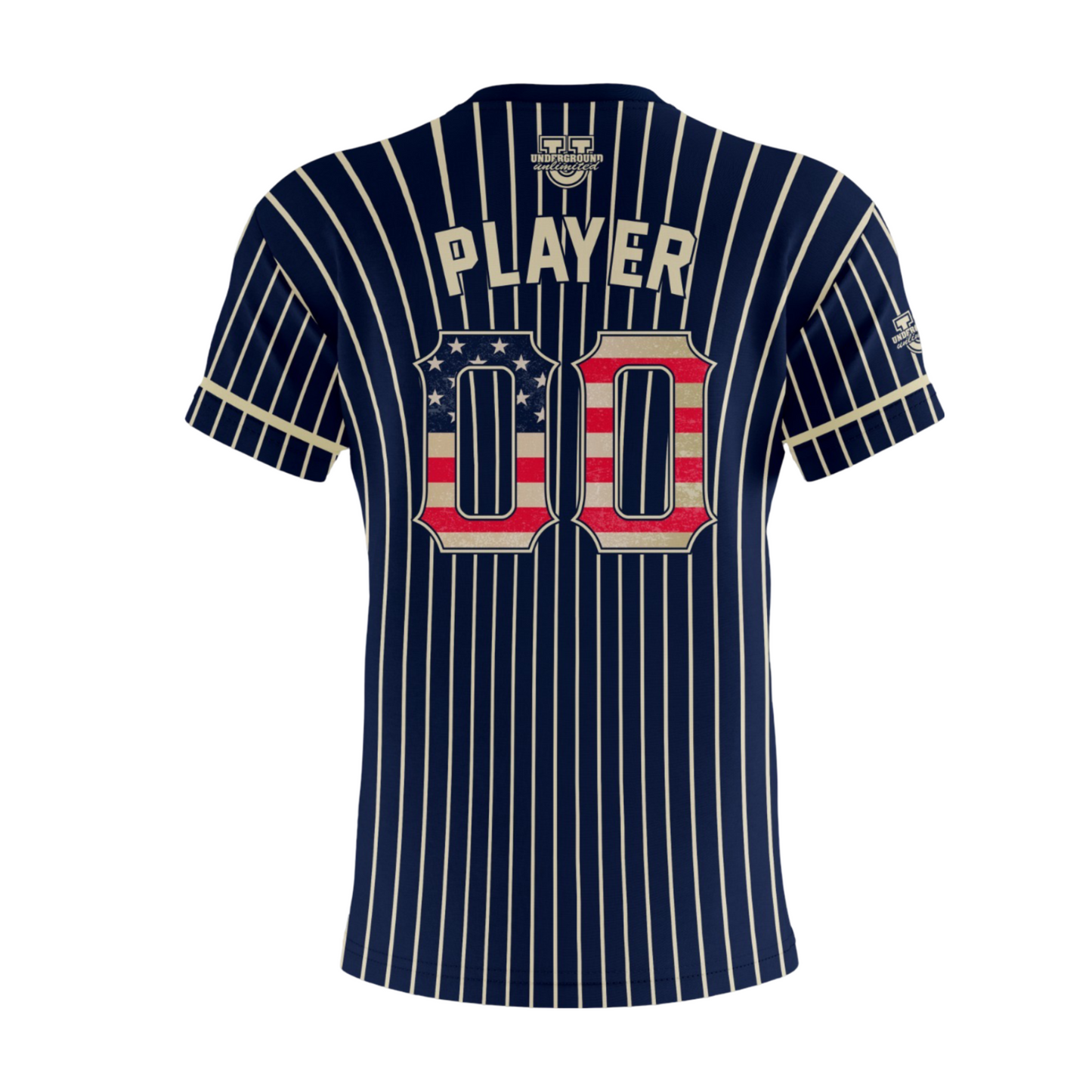 Caroline North ***All-Stars 2024*** Performance Dri Tech Design ~ Navy Pinstripe