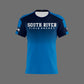 South River Field Hockey Dri Tech T-Shirt ~ Navy to Columbia Fade