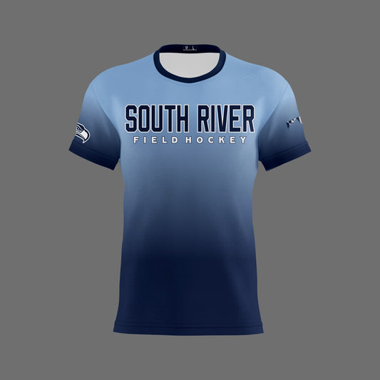 South River Field Hockey Dri Tech T-Shirt ~ Ombre Fade