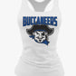 Buccaneers Cheerleading Dri Tech Women's Razorback ~ Solid White