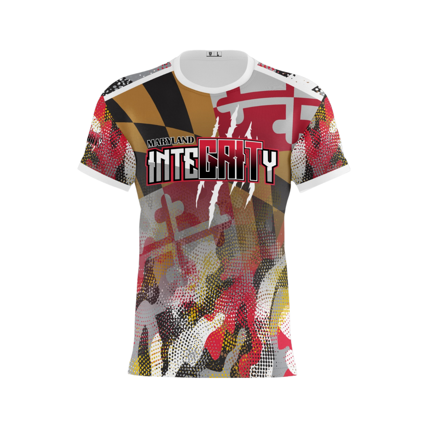 UU MD Integrity Performance Dri Tech Shirt ~ Maryland Flag Camo {Fall 2023}