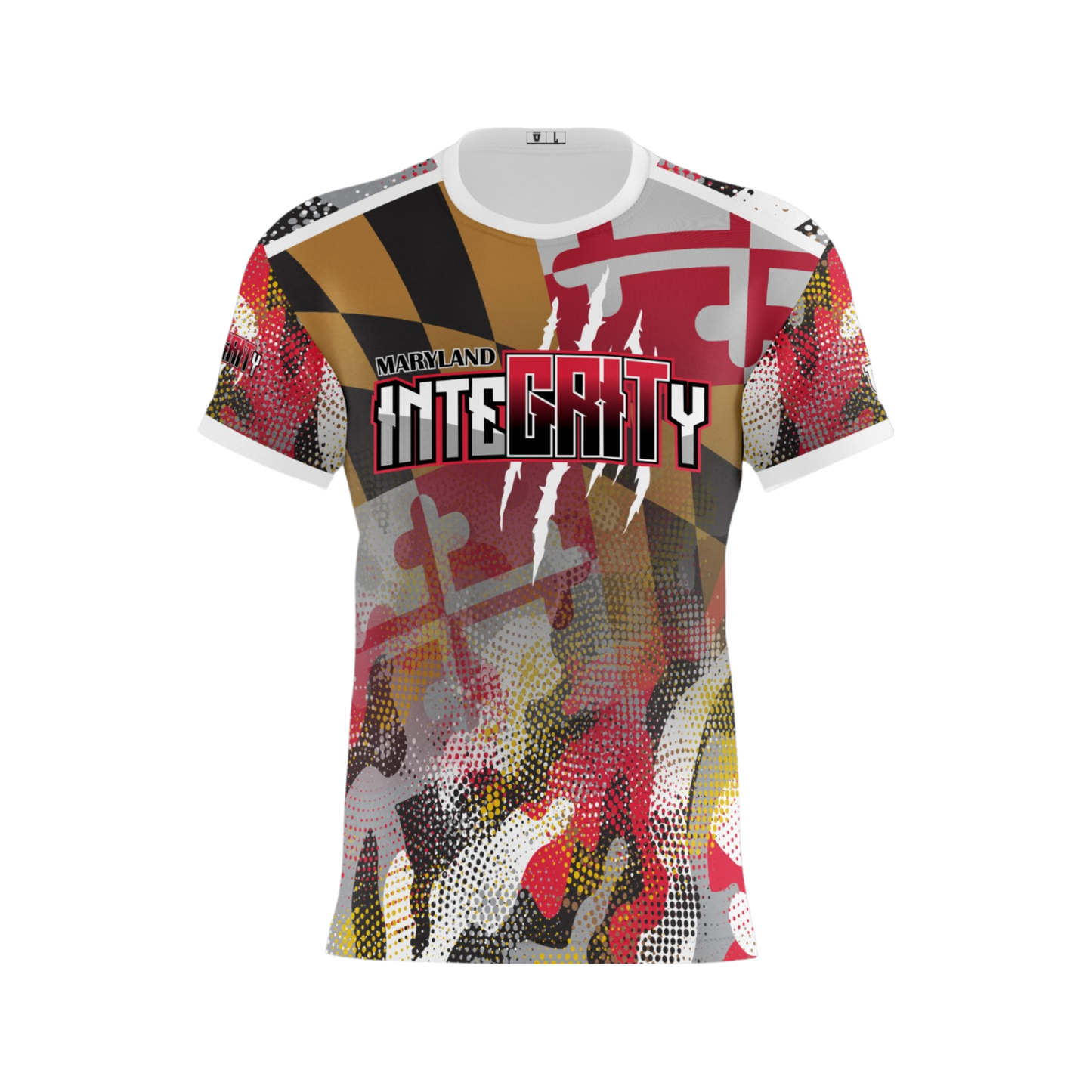 UU MD Integrity Performance Dri Tech Shirt ~ Maryland Flag Camo