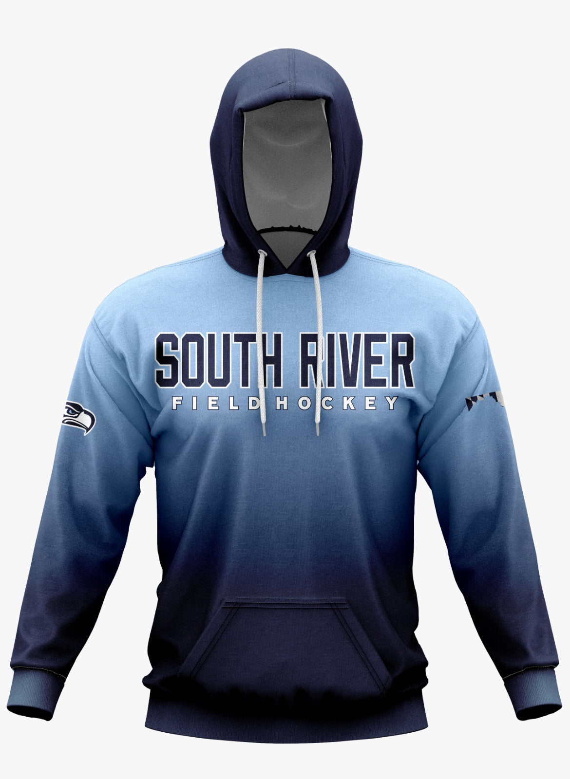South River Field Hockey Performance Hoodie ~ Ombre Fade