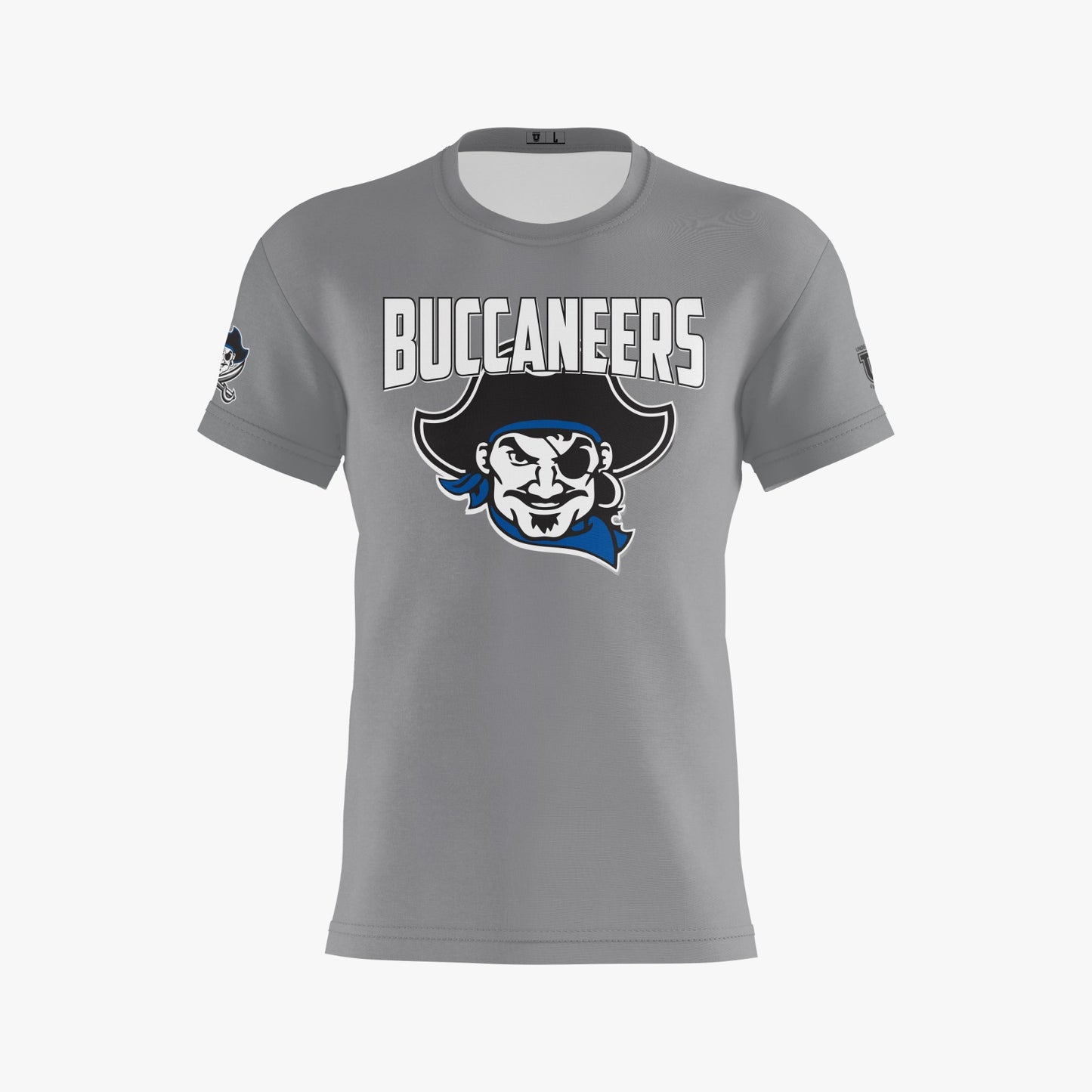 Buccaneers Cheerleading Dri Tech T-Shirt ~ Solid Grey