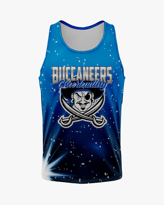 Buccaneers Cheerleading Dri Tech Men's Tank Top ~ Scattered Bling