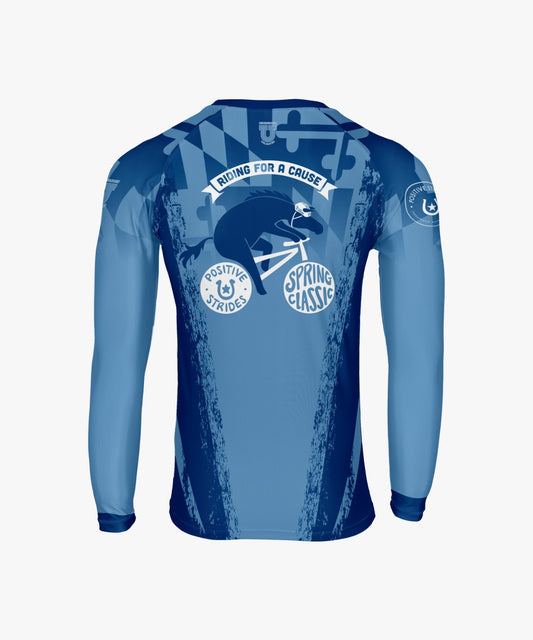 Positive Strides "Spring Classic" Pro Performance Sun Long Sleeve ~ Columbia Maryland Fade