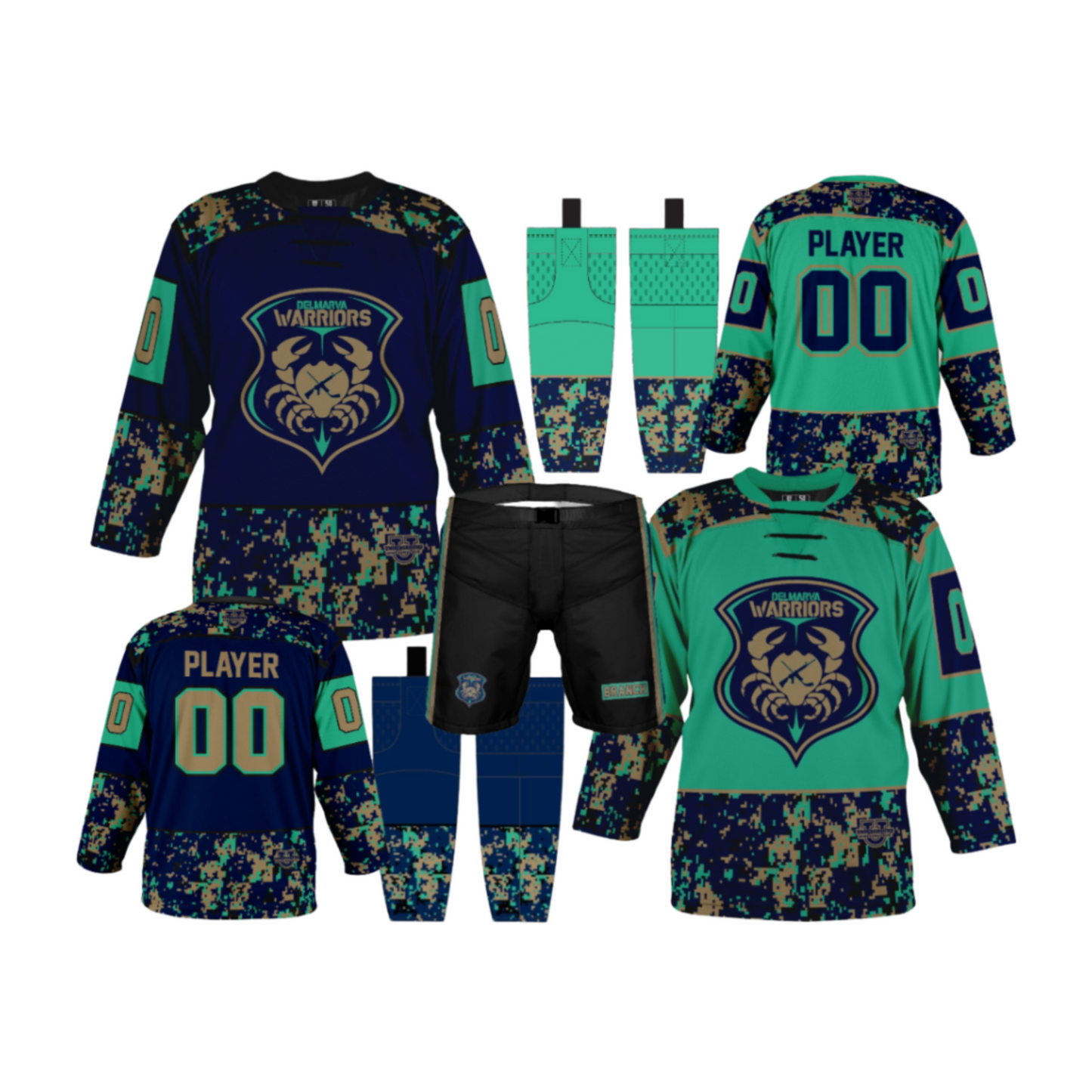Delmarva Warriors ~ Official 2024-2025 Player Uniform Bundle